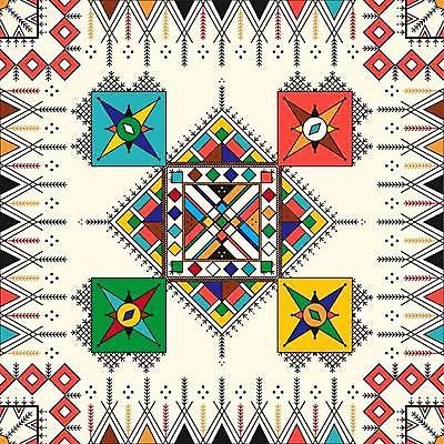 JPG 해외이미지 디자인 백그라운드 패턴 일러스트 사람없음 전통무늬 사각형 삼각형 아랍 마름모 기하학 스타일 해외일러스트 도형 전통 무늬 파일형식 이미지허브