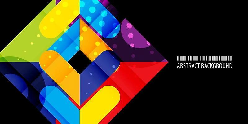 EPS 해외이미지 백그라운드 일러스트 사람없음 컬러풀 점 지오메트릭 해외일러스트 컬러 파일형식 벡터 이미지허브