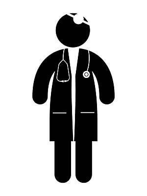 EPS 해외이미지 직업 선 일러스트 청진기 노동자 건강 병원 숫자 머리 검은색 거울 의사 흰색 긴급 막대기 플랫 바이러스 심플 외과 돌봄 해외일러스트 문자 컬러 의학 의료기기 모션 신체부위 의료진 파일형식 벡터 이미지허브