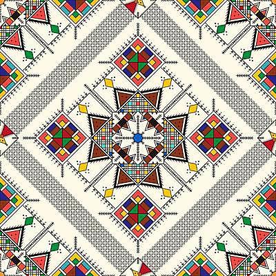 JPG 해외이미지 디자인 백그라운드 패턴 일러스트 사람없음 전통무늬 사각형 삼각형 아랍 격자 기하학 스타일 해외일러스트 도형 전통 무늬 파일형식 이미지허브