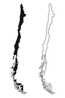 EPS 해외이미지 실루엣 백그라운드 지도 일러스트 흑백 그래픽 검은색 흰색 경계선 남아메리카 땅 윤곽 칠레 고립 전국 지리 해외일러스트 선 컬러 촬영기법 아메리카 경계 파일형식 벡터 이미지허브