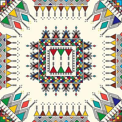 JPG 해외이미지 디자인 백그라운드 패턴 일러스트 사람없음 전통무늬 사각형 삼각형 아랍 격자 기하학 스타일 해외일러스트 도형 전통 무늬 파일형식 이미지허브