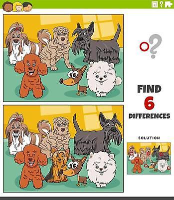 EPS 해외이미지 여자 남자 어린이 여러마리 일러스트 놀이 소년 상반신 세명 물음표 개 강아지 찾기 틀린그림찾기 어린이만 해외일러스트 기호 다수 포유류 모션 사람 반려동물 파일형식 벡터 이미지허브