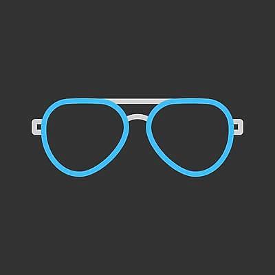 EPS 해외이미지 일러스트 사람없음 선글라스 검은색 해외일러스트 안경 컬러 파일형식 벡터 이미지허브