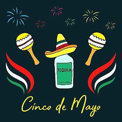 EPS 해외이미지 전통 디자인 배너 행복 포스터 백그라운드 일러스트 텍스트 휴가 멕시코 타이포그라피 장식 빨간색 초록색 여름 파란색 컬러풀 노란색 파티 축제 흰색 축하 바 5월 심볼 초대 5 테킬라 스페인어 레터링 해외일러스트 문자 계절 감정 컬러 컨셉 북아메리카 주류 이벤트 숫자 날짜 파일형식 벡터 이미지허브