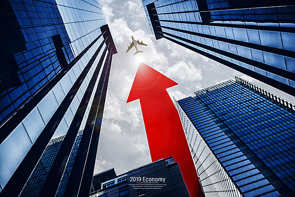 PSD 구름 편집이미지 화살표 로우앵글 하늘 비행기 빌딩 사람없음 금융 경제 3D소스 3D 디지털합성 편집소스 이미지편집 편집3D 자연요소 뷰포인트 항공교통 대중교통 건물 파일형식