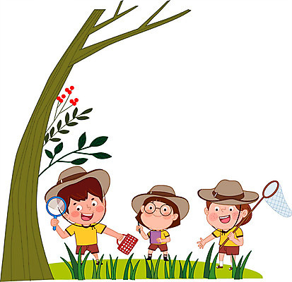 전신 나무 모자 여자 열매 남자 어린이라이프 초등학생 어린이 잎 일러스트 자연 돋보기 사람 잔디 세명 스쿨라이프 관찰 체험학습 들풀 자연학습 채집망 어린이만 국내일러스트 AI파일 식물 학생 라이프스타일 잡화 학교 모션 체험 생태계 파일형식 벡터