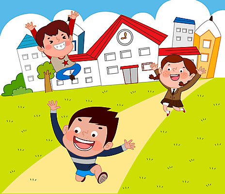 전신 여자 남자 어린이라이프 초등학생 어린이 일러스트 학교 놀이 사람 잔디 세명 달리기 스쿨라이프 점프 즐거움 쉬는시간 어린이만 국내일러스트 AI파일 식물 학생 라이프스타일 교육 감정 모션 휴식 파일형식 벡터