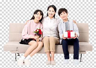 전신 편집이미지 학생 여자 남자 딸 아들 꽃다발 가족 중학생 청소년 엄마 선물 웃음 들기 앉기 성인 10대 세명 30대 소파 어버이날 카네이션 핵가족 PNG 어깨에손 편집소스 기념일 꽃 의자 관계 모션 표정 사람 장년 파일형식