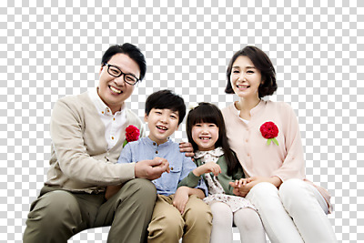편집이미지 여자 남자 꽃 딸 행복 아들 어린이 40대 중년 가족 엄마 미소 소녀 소년 여러명 상반신 앞모습 화목 기쁨 한국인 아빠 어버이날 카네이션 핵가족 가정의달 PNG 특별함 편집소스 식물 기념일 감정 뷰포인트 다수 컨셉 관계 표정 사람 동양인 성인 5월 파일형식