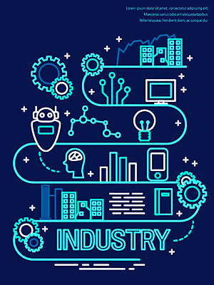 산업 지도 일러스트 전구 그래프 사람없음 건물 책 스마트폰 컴퓨터 컬러풀 회로판 로봇 뇌 심플 네온 감성 4차산업 AI_인공지능 국내일러스트 AI파일 건축물 컬러 컨셉 전자제품 핸드폰 스마트기기 파일형식 벡터