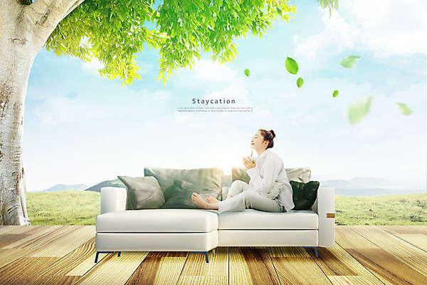 전신 PSD 나무 편집이미지 여자 쿠션 잎 자연 휴식 한명 사람 앉기 풍경 20대 성인 옆모습 소파 한국인 편안함 성인여자한명만 스테이케이션 이미지편집 식물 1 라이프스타일 뷰포인트 컨셉 의자 모션 동양인 청년 감각 생태계 신조어 여자한명만 성인여자만 파일형식