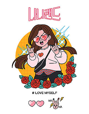 여자 포즈 일러스트 한명 사람 상반신 성인 반짝임 컬러풀 선글라스 장미 유행 자신감 카툰스타일 성인여자한명만 나나랜드 어글리패션 국내일러스트 AI파일 1 패션 꽃 감정 안경 컬러 모션 신조어 여자한명만 성인여자만 파일형식 벡터