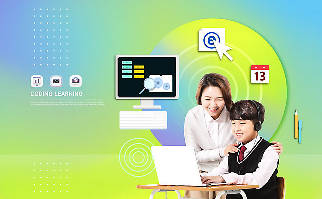 PSD 편집이미지 학생 여자 교육 남자 교복 남학생 인터넷 청소년 미소 사람 앉기 상반신 성인 두명 앞모습 옆모습 10대 30대 노트북 컴퓨터 펜 모니터 교사 헤드셋 한국인 달력 원형 스마트 책상 즐거움 에듀 컴퓨터교육 프로그래밍 흥미 코딩 스쿨팩 이미지편집 도형 직업 옷 감정 뷰포인트 음향기기 가구 컨셉 모션 표정 동양인 장년 전자제품 필기구 헤드폰 작업 개발 에듀케이션 파일형식