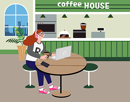 전신 우먼라이프 라이프스타일 여자 커피 음료 음악 의자 일러스트 탁자 한명 사람 앉기 성인 취미 일상 노트북 스마트폰 헤드셋 카페 싱글 싱글라이프 성인여자한명만 욜로라이프 소확행 혼족 국내일러스트 AI파일 1 음향기기 가구 모션 문화예술 라이프 생활 전자제품 핸드폰 스마트기기 상점 헤드폰 신조어 여자한명만 성인여자만 파일형식 벡터