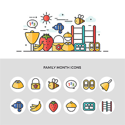 아이콘 딸기 바나나 실내화 사람없음 세트 숫자 유치원 종 꿀벌 5월 5월행사 유치원복 가정의달 철봉 급식 물총 유치원가방 유치원모자 2D아이콘 AI파일 문자 모자_잡화 옷 교육 신발 가방 과일 이벤트 날짜 벌_곤충 파일형식 벡터