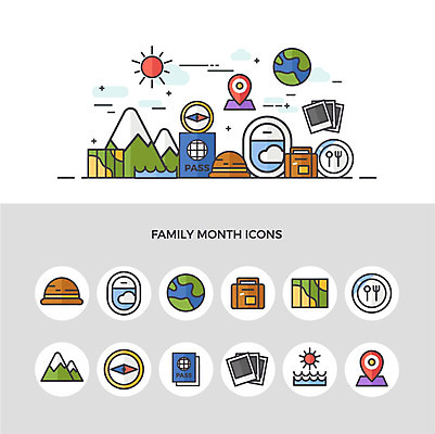 아이콘 지구 여행 지도 가방 가족여행 산 비행기 해변 사람없음 세트 식당 나침반 5월 밀짚모자 여권 5월행사 위치 가정의달 2D아이콘 AI파일 모자_잡화 잡화 바다 항공교통 대중교통 이벤트 상점 날짜 파일형식 벡터