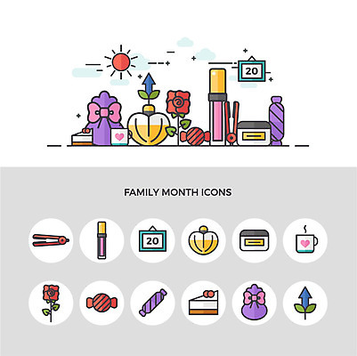 아이콘 화살표 리본 포장 선물 사람없음 세트 태양 장미 케이크 화장품 머그컵 성장 조각케이크 5월 연령 향수 5월행사 립글로스 가정의달 고데기 성년의날 2D아이콘 AI파일 자연요소 기념일 꽃 디저트 이벤트 컵 뷰티 날짜 헤어용품 파일형식 벡터