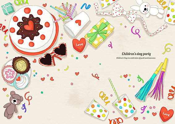PSD 리본 인형 백그라운드 일러스트 빨대 선물 사랑 사람없음 선물상자 컬러풀 선글라스 파티 케이크 곰인형 종이컵 어린이날 컵케이크 오브젝트 파티용품 5월행사 가정의달 토끼인형 국내일러스트 기념일 감정 안경 컬러 디저트 이벤트 컵 상자 토끼 일회용 5월 이벤트용품 파일형식