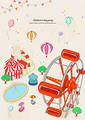 PSD 나무 백그라운드 일러스트 사랑 사람없음 컬러풀 놀이공원 열기구 성 놀이기구 어린이날 오브젝트 분수대 5월행사 천막 가정의달 풍선 회전목마 가랜드 베이지색 국내일러스트 식물 건축물 기념일 감정 컬러 항공교통 이벤트 테마파크 5월 파티용품 파일형식