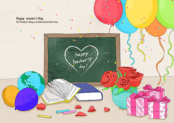 PSD 꽃잎 백그라운드 일러스트 선물 사랑 사람없음 책 선물상자 컬러풀 장미 지구본 파티 칠판 스승의날 오브젝트 분필 감사 5월행사 가정의달 풍선 국내일러스트 기념일 꽃 감정 컬러 이벤트 상자 5월 초크 파일형식