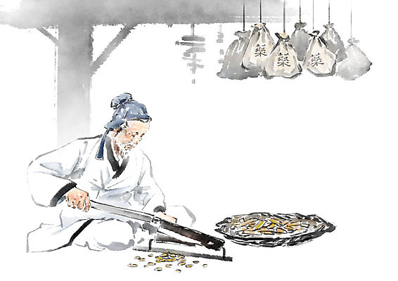 전신 PSD 노년 남자 일러스트 캘리그라피 붓터치 봉투 흑백 한명 사람 노란색 바구니 한의학 약재 기둥 제조 번짐 한의사 조제 약봉지 작두 노인남자한명만 국내일러스트 1 건축 컬러 의학 촬영기법 성인 약 의사 만들기 남자한명만 노인남자만 파일형식 효과