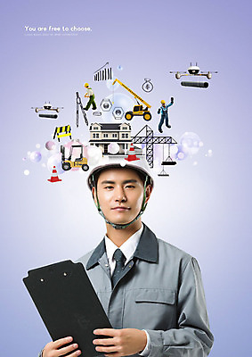 PSD 편집이미지 직업 응시 남자 건축 주택 건설업 한명 미소 들기 사람 상반신 20대 성인 앞모습 보라색 건설현장 한국인 구직 중장비 안전모 즐거움 기중기 결재판 구인구직 채용공고 채용박람회 성인남자한명만 이미지편집 1 시선 감정 산업 뷰포인트 컬러 컨셉 모션 표정 동양인 청년 건물 산업장비 헬멧 안전장비 결재 구인 박람회 채용 남자한명만 성인남자만 파일형식