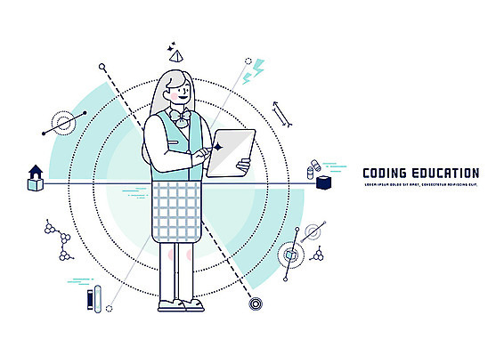 전신 도형 PSD 학생 여학생 여자 교육 일러스트 청소년 그래프 한명 사람 10대 책 컴퓨터 태블릿 스마트 청소년교육 큐브 컴퓨터교육 십대여자한명만 방과후 4차산업 코딩 국내일러스트 1 산업 컨셉 전자제품 스마트기기 여자한명만 십대여자만 파일형식