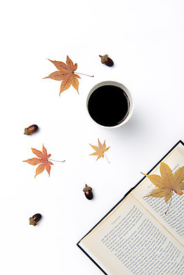 포토 JPG 스튜디오촬영 낙엽 티타임 실내 누끼 사람없음 책 하이앵글 카페 가을 커피잔 오브젝트 흰배경 원두커피 도토리 아메리카노 플랫레이 국내포토 계절 커피 뷰포인트 백그라운드 잎 휴식 잔 내부 상점 견과류 흰색 플랫 파일형식