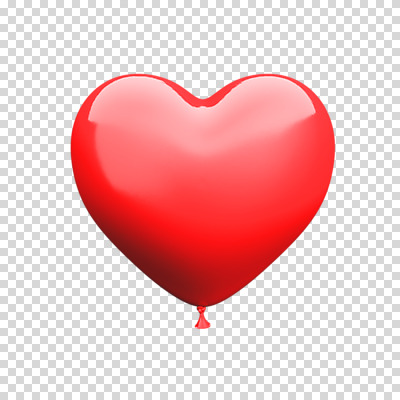 편집 편집이미지 누끼 이벤트 사람없음 빨간색 한개 3D소스 3D 하트 디지털합성 오브젝트 풍선 PNG 목업 편집소스 모양 1 컬러 파일형식