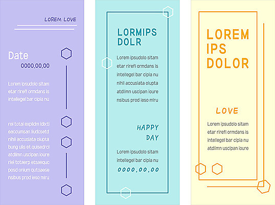 템플릿 배너 배너템플릿 세로배너 사람없음 파란색 노란색 사각형 보라색 현수막 육각형 배너세트 AI파일 도형 컬러 세로 세트 파일형식 벡터