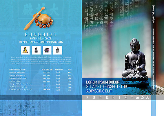 PSD 템플릿 표지디자인 북디자인 출판디자인 내지 리플렛 불교 북커버 팜플렛 사람없음 파란색 부처님오신날 사찰 불상 부처 목탁 이미지템플릿 기념일 종교 컬러 종교건축 불교용품 파일형식