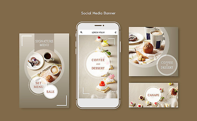 PSD 템플릿 ZIP 커피 웹템플릿 디자인시안 모바일 디저트 이벤트 사람없음 스마트폰 세트 갈색 어플리케이션 모바일템플릿 모바일웹 소셜네트워크 소셜미디어 크레페 웹배너 모바일앱 SNS배너 이미지템플릿 배너 음료 음식 컬러 핸드폰 스마트기기 파일형식