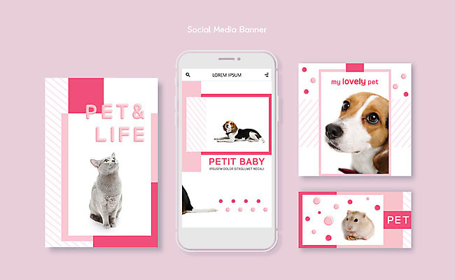 PSD 템플릿 ZIP 분홍색 웹템플릿 여러마리 디자인시안 모바일 이벤트 사람없음 스마트폰 반려동물 세트 고양이 강아지 어플리케이션 모바일템플릿 모바일웹 햄스터 반려 소셜네트워크 소셜미디어 웹배너 모바일앱 SNS배너 이미지템플릿 동물 배너 컬러 다수 포유류 핸드폰 스마트기기 개 설치류 파일형식