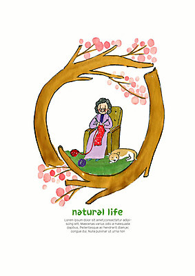 전신 PSD 나무 한마리 라이프스타일 웰빙 여자 노년 여유 의자 일러스트 자연 수채화 한명 사람 앉기 취미 야외 라이프 반려동물 봄 뜨개질 털실 강아지 숲 친환경 유기농 내추럴 노인여자한명만 국내일러스트 식물 동물 1 계절 감정 가구 모션 성인 생활 환경 실 개 생태계 여자한명만 노인여자만 파일형식