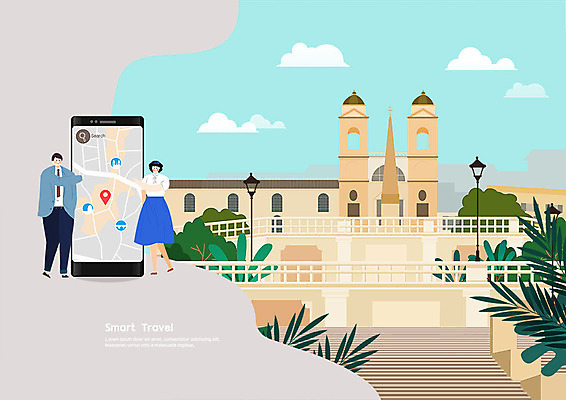 전신 PSD 구름 커플 여자 남자 행복 유럽 여행 지도 일러스트 하늘 유럽건축 사람 성인 두명 관광지 스마트폰 이탈리아 스마트 즐거움 검색 위치 유럽여행 이탈리아여행 국내일러스트 자연요소 감정 나라 해외여행 컨셉 관계 서양건축 핸드폰 스마트기기 파일형식