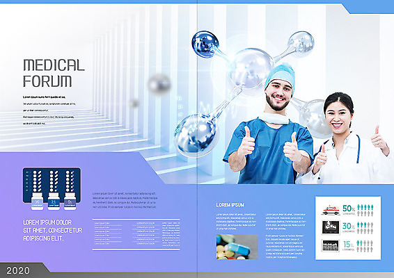 PSD 서양인 외국인 템플릿 표지디자인 북디자인 출판디자인 여자 남자 내지 리플렛 북커버 의학 그래프 세포 마스크 미소 사람 동양인 팜플렛 상반신 20대 성인 두명 파란색 알약 보라색 의료진 의사 엄지손가락 최고 의사가운 전문직 약병 수술복 홀로그램 이미지템플릿 직업 컬러 손가락 표정 인종 청년 약 가운 병_담는 파일형식