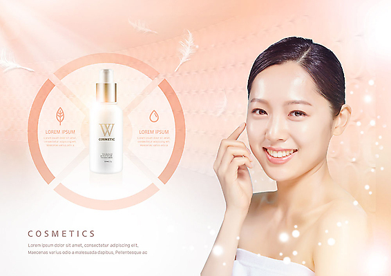 PSD 편집이미지 여자 한명 미소 사람 손짓 상반신 20대 성인 옆모습 뷰티 봄 화장품 한국인 깃털 스킨케어 에센스 의료성형뷰티 성인여자한명만 세럼 흩날리기 이미지편집 1 계절 뷰포인트 모션 표정 동양인 청년 여자한명만 성인여자만 파일형식