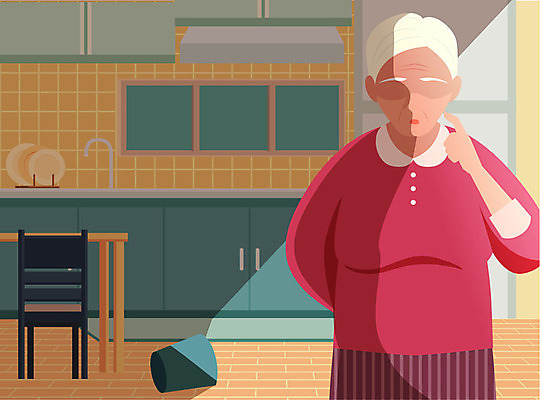 여자 노년 할머니 일러스트 식탁 집안 한명 사람 상반신 치료 주방 질병 싱크대 장애 건망증 기억력 치매 얼굴없음 노인여자한명만 국내일러스트 AI파일 1 의학 탁자 실내 성인 개수대 여자한명만 노인여자만 파일형식 벡터