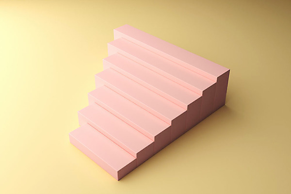 PSD 편집이미지 분홍색 통계 그래프 사람없음 노란색 3D소스 3D 자료 막대그래프 입체 디지털합성 상승 계단식 서류판 통계그래프 통계자료 편집소스 빅데이터 편집3D 컬러 컨셉 사무용품 파일형식 4차산업