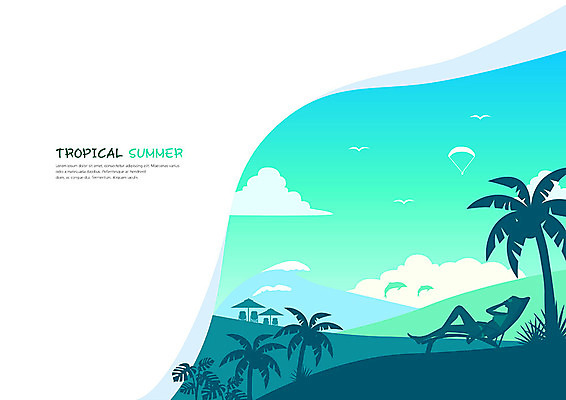 전신 구름 여자 수영복 여유 파도 바다 두마리 여러마리 일러스트 조류 하늘 휴가 한명 사람 성인 해변 여름 여름휴가 바캉스 컬러풀 선글라스 야자수 눕기 파라솔 열대식물 즐거움 돌고래 휴양지 선베드 패러글라이딩 성인여자한명만 트로피컬아트 국내일러스트 AI파일 자연요소 나무 식물 동물 1 옷 계절 감정 안경 스포츠 컬러 다수 2 의자 포유류 모션 수중동물 장소 그림 여자한명만 성인여자만 파일형식 벡터 여름_계절