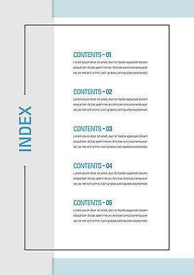 템플릿 내지 비즈니스 사람없음 파란색 사각형 회색 프레젠테이션 문서템플릿 서식 레이아웃 제안서 인덱스 순서 분할 목차 이미지템플릿 AI파일 도형 컬러 파일형식 벡터