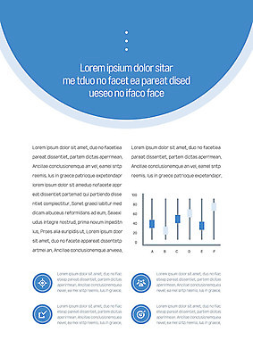 템플릿 내지 점선 비즈니스 그래프 사람없음 파란색 과녁판 프레젠테이션 문서템플릿 서식 레이아웃 제안서 조준 이미지템플릿 AI파일 선 컬러 파일형식 벡터