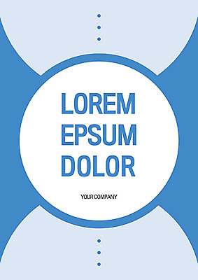 템플릿 표지 점선 비즈니스 사람없음 파란색 흰색 원형 프레젠테이션 문서템플릿 서식 레이아웃 제안서 이미지템플릿 AI파일 도형 선 컬러 파일형식 벡터