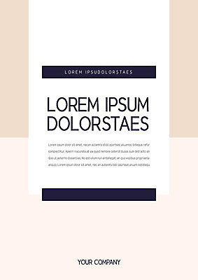 템플릿 표지 선 비즈니스 사람없음 프레젠테이션 문서템플릿 서식 레이아웃 제안서 베이지색 살구색 이미지템플릿 AI파일 컬러 파일형식 벡터