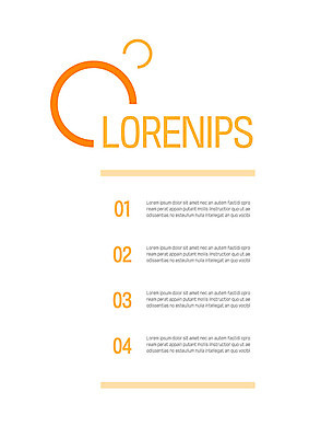 템플릿 내지 비즈니스 사람없음 주황색 흰색 원형 프레젠테이션 문서템플릿 서식 레이아웃 문서 제안서 이미지템플릿 AI파일 도형 컬러 파일형식 벡터