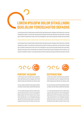 템플릿 내지 비즈니스 그래프 사람없음 주황색 원형 프레젠테이션 문서템플릿 서식 레이아웃 문서 제안서 이미지템플릿 AI파일 도형 컬러 파일형식 벡터