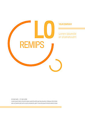 템플릿 표지 비즈니스 사람없음 주황색 흰색 원형 프레젠테이션 문서템플릿 서식 레이아웃 문서 제안서 이미지템플릿 AI파일 도형 컬러 파일형식 벡터