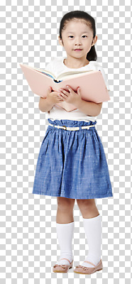 전신 편집이미지 응시 여자 어린이 한명 서기 들기 누끼 사람 소녀 앞모습 책 한국인 PNG 소녀한명만 편집소스 1 시선 뷰포인트 모션 동양인 여자한명만 소녀만 파일형식