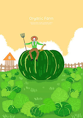 전신 PSD 남자 밭 일러스트 호박 주택 한명 사람 청년 성인 초록색 농작물 울타리 농장 농사 기쁨 신선 농부 유기농 단호박 갈퀴 밭농사 보람 챙모자 호박잎 성인남자한명만 국내일러스트 직업 모자_잡화 1 웰빙 감정 컬러 잎 농업 채소 건물 담장 남자한명만 성인남자만 파일형식